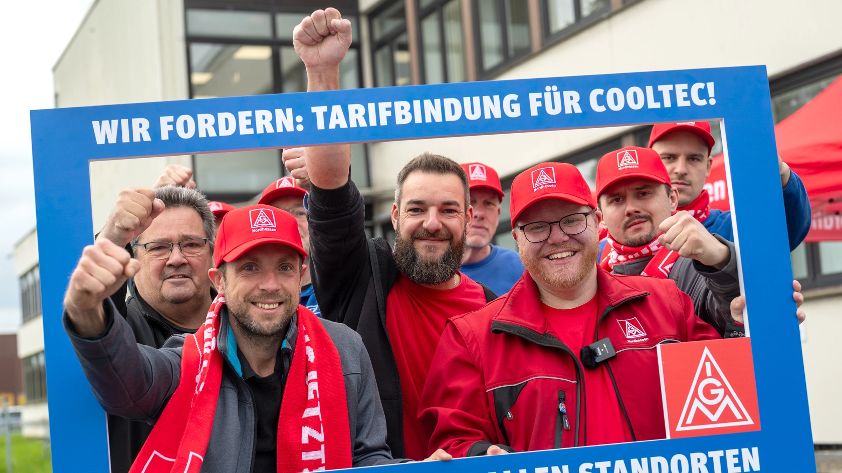 Warnstreik bei Cooltec in Kassel