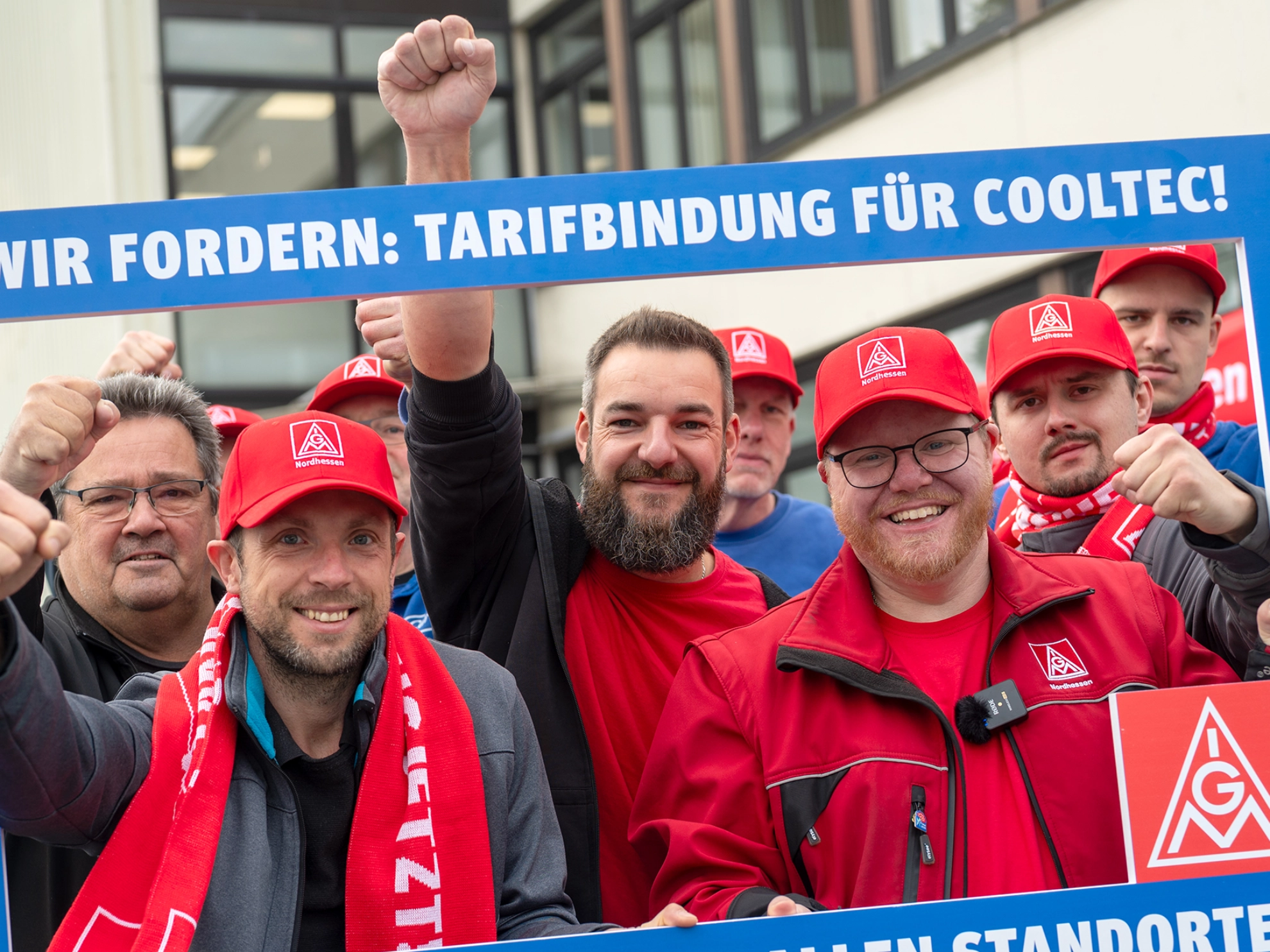 Warnstreik bei Cooltec in Kassel